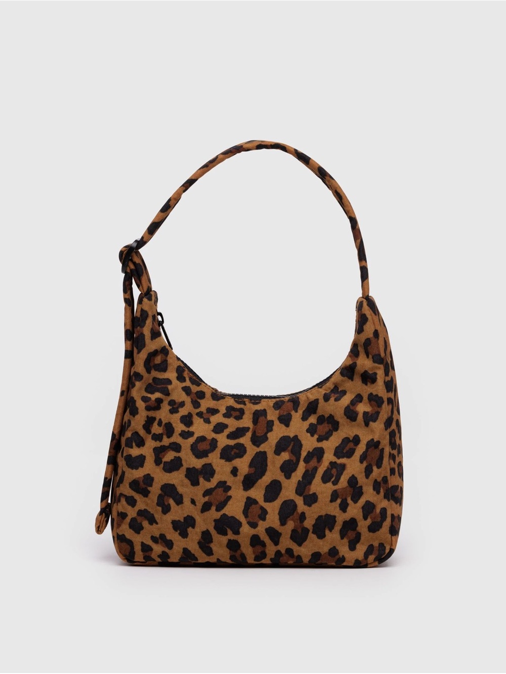 Baggu Mini Nylon Leopard Shoulder Bag